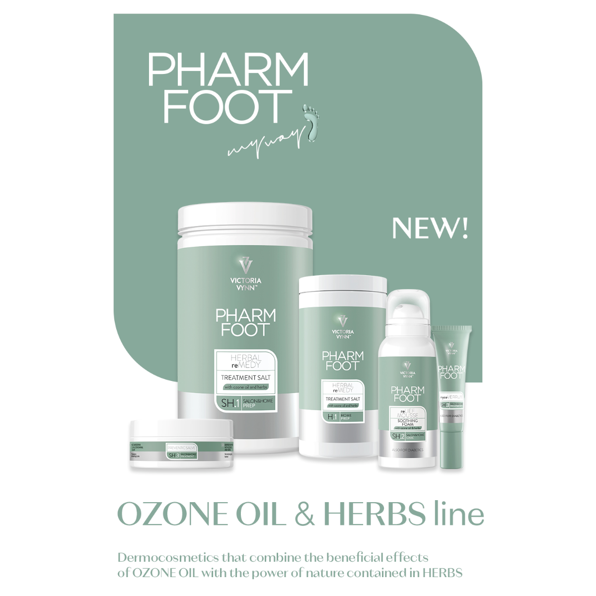 Pharm Foot Herbal reMedy Treatment Salt with Ozone Oil & Herbs SH.1 Line