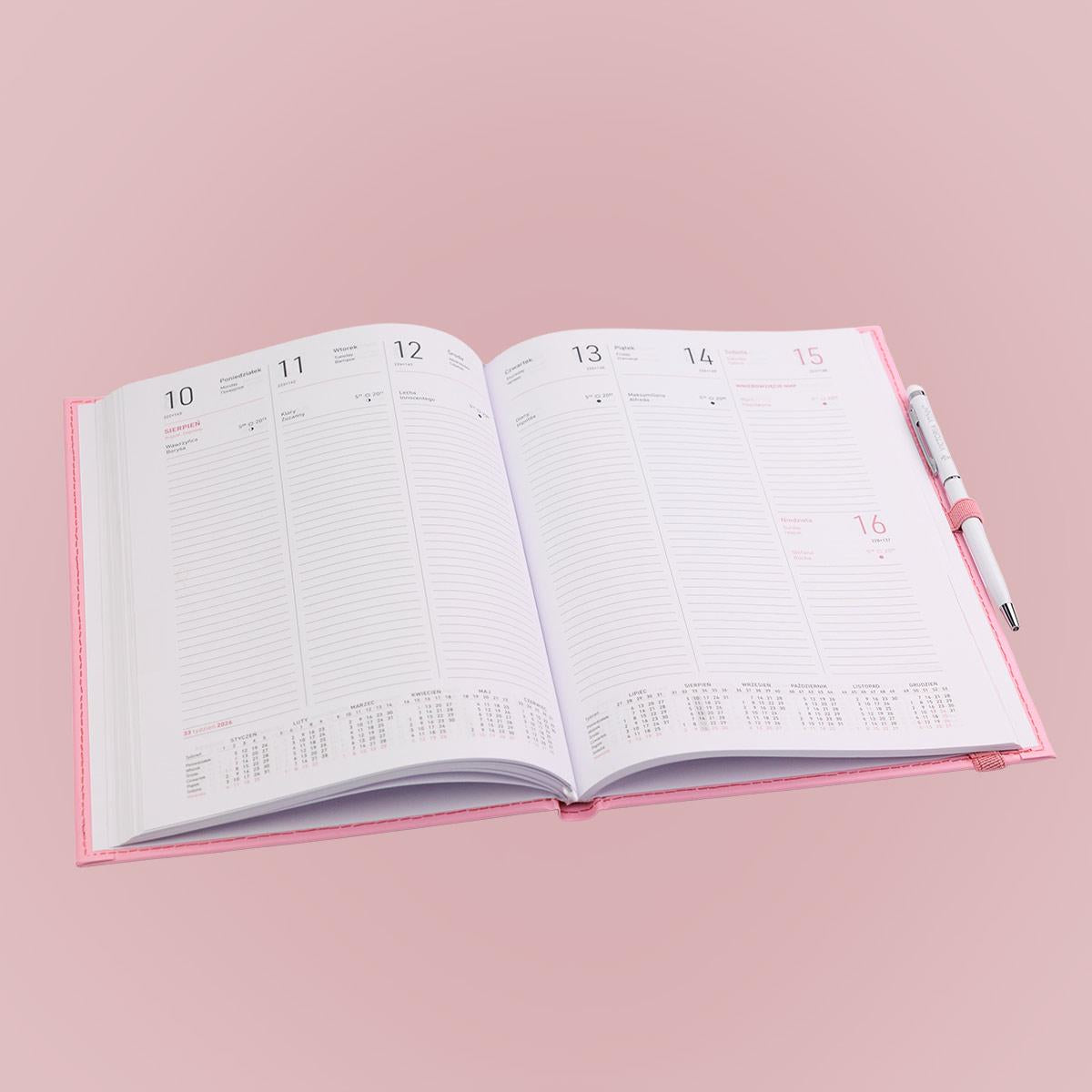 Victoria Vynn Planner Book 2026 B5 Pink