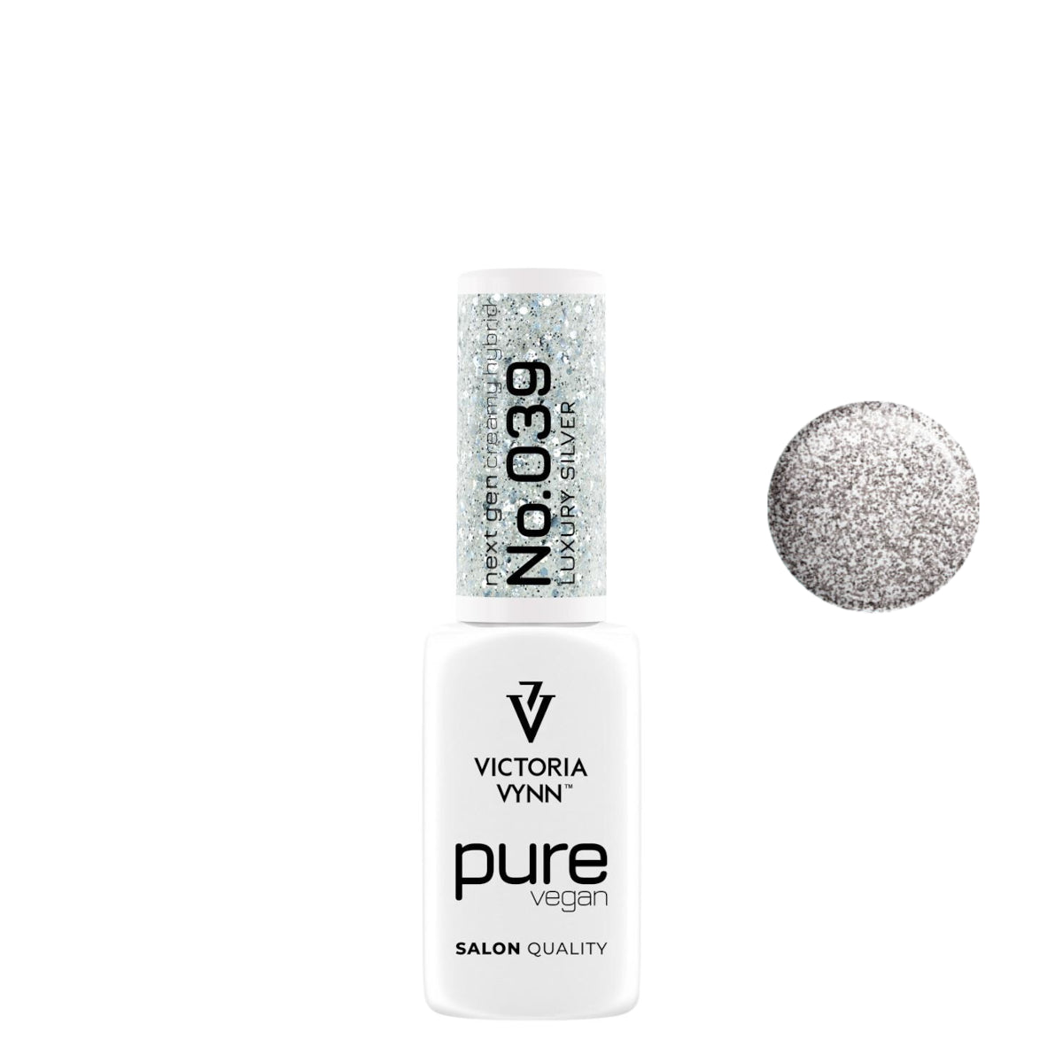 Victoria Vynn Pure Creamy Hybrid Gel 039 Luxury Silver New