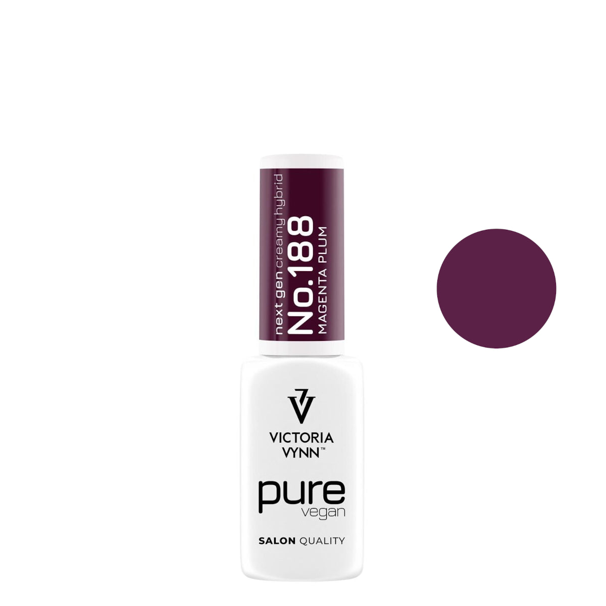 Victoria Vynn Pure Creamy Hybrid Gel 188 Magenta Plum New