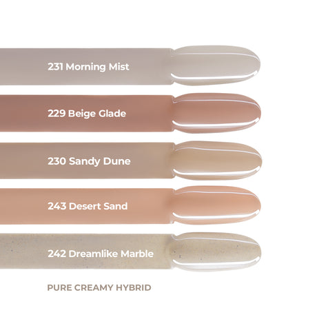 Victoria Vynn Pure Creamy Hybrid Mocha Mousse Collection 5 Pack Gift Set Swatch