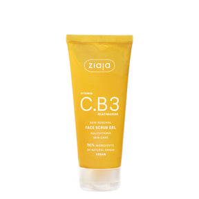 Ziaja Vitamin C.B3 Niacinamide Face Scrub Gel