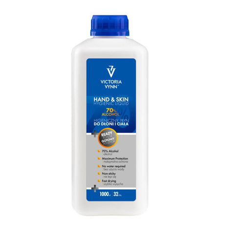 Victoria Vynn Hand & Skin Hygienic Liquid 70% Alcohol 1000ml