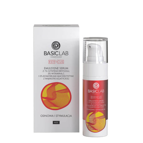 BasicLab Emulsion Serum with 1% Pure Retinol & 5% Vitamin C