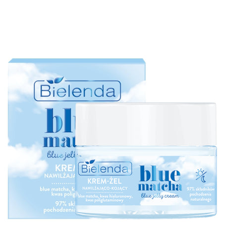 Bielenda Blue Matcha Moisturising & Soothing Jelly Cream 50ml - Roxie Cosmetics
