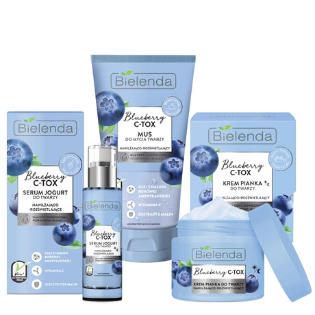 Bielenda Blueberry Lovers C-Tox Skincare Set for Oily & Combination Skin