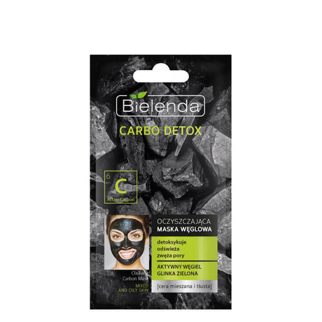 bielenda carbo carbon detox face mask mixed oily skin