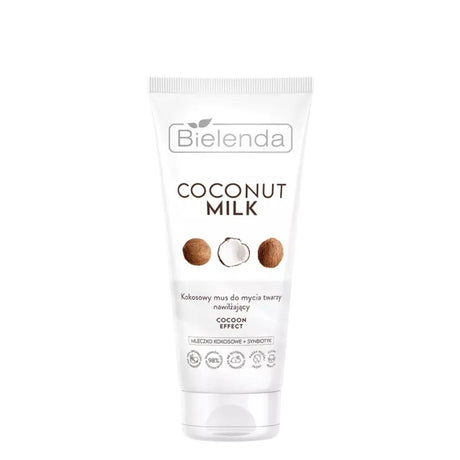 Bielenda Coconut Milk Facial Cleaning Mousse with Synbiotic - Roxie Cosmetics