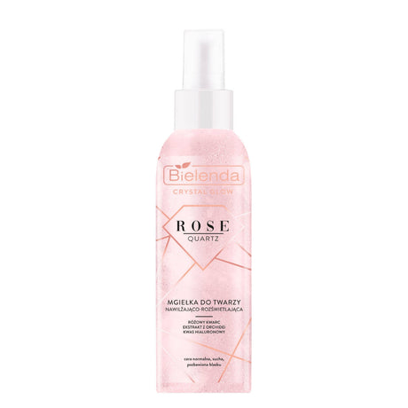 Bielenda Crystal Glow Rose Quartz Illuminating Face Mist - Roxie Cosmetics