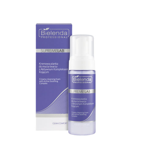 Bielenda Professional SupremeLab Clean Comfort Creamy Face Cleansing Foam - Roxie Cosmetics