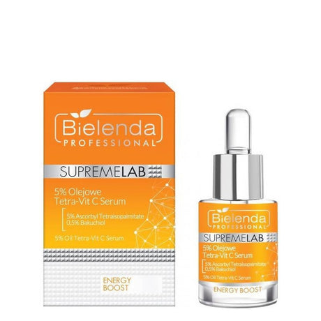 Bielenda Professional SupremeLab Energy Boost 5% Oil Tetra-Vit C Face Serum - Roxie Cosmetics