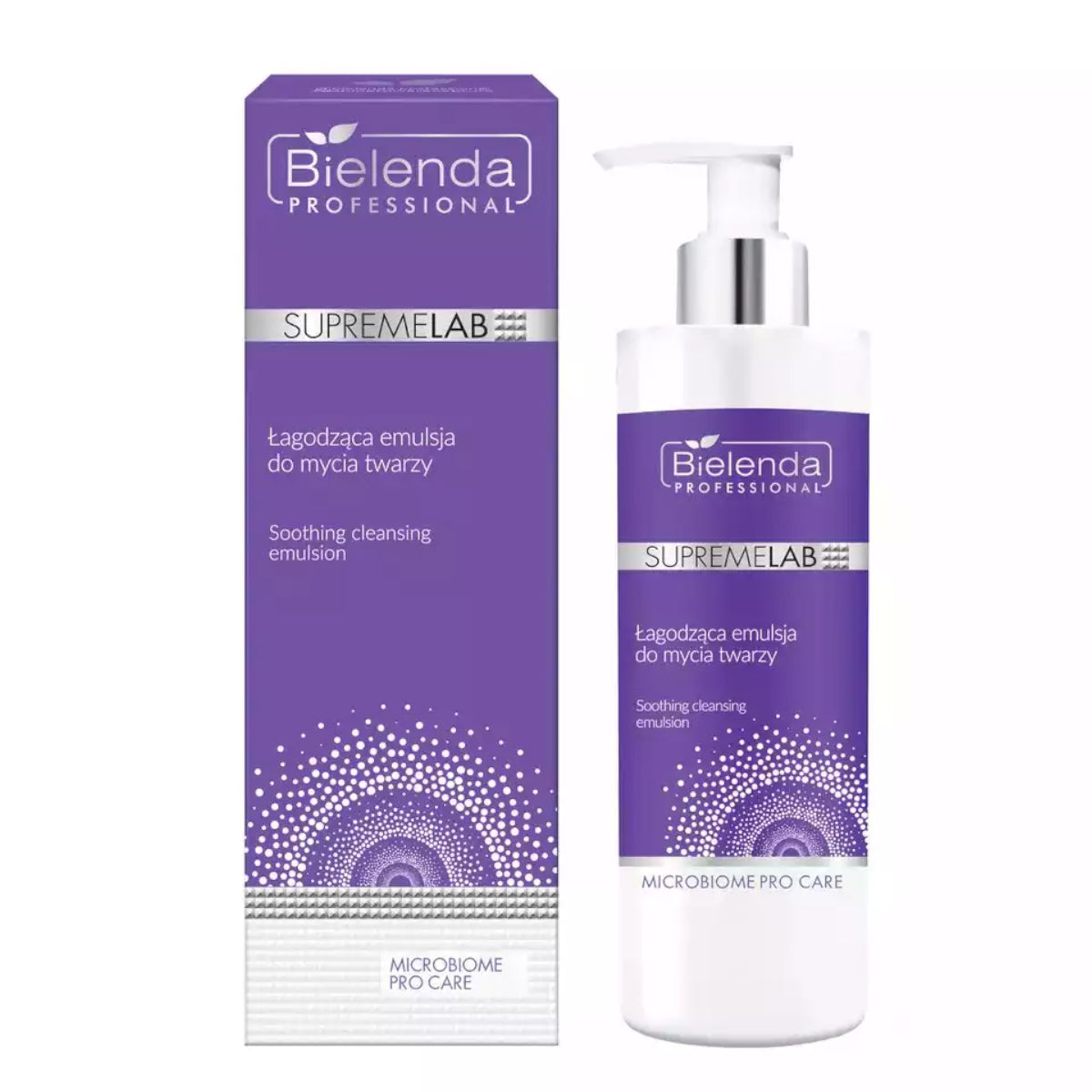 Bielenda Professional Supremelab Microbiome Pro Care Soothing Skincare Bundle Cleansing Emulsion - Roxie Cosmetics