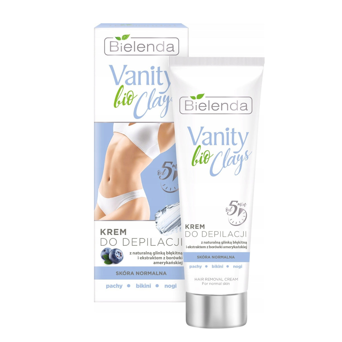 Bielenda Vanity Bio Clays Hair Removal Cream for All Skin Types - Roxie Cosmetics