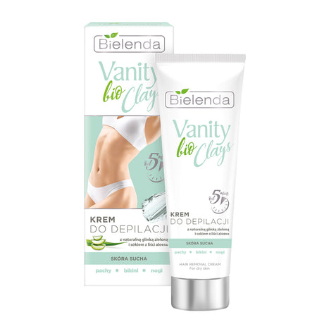 Bielenda Vanity Bio Clays Hair Removal Cream for Dry Skin - Roxie Cosmetics