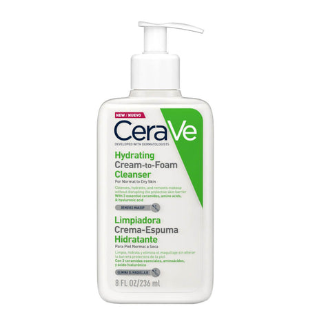 CeraVe Hydrating Cream to Foam Cleanser 236ml