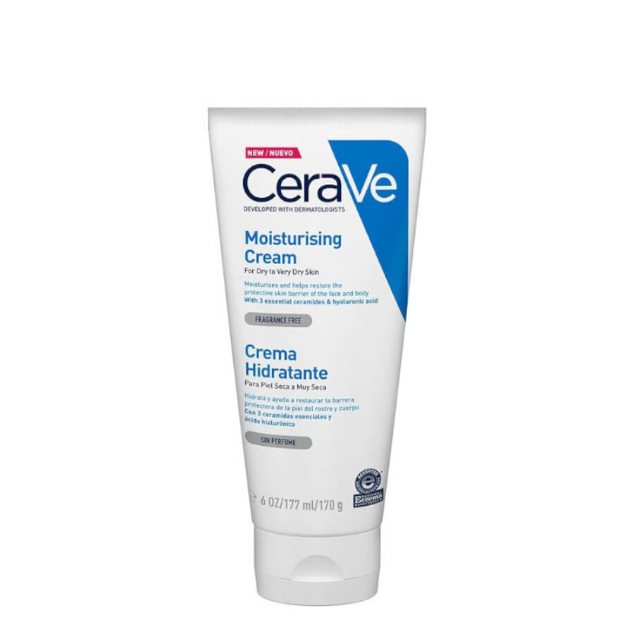 CeraVe Moisturising Face & Body Cream for Very Dry Skin with Ceramides 177ml