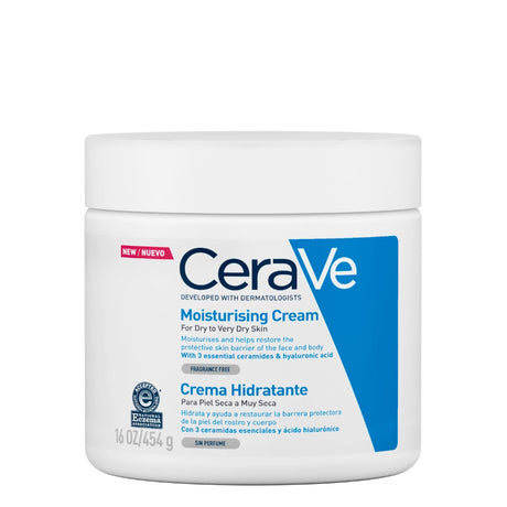 CeraVe Moisturising Face & Body Cream for Very Dry Skin with Ceramides 454ml
