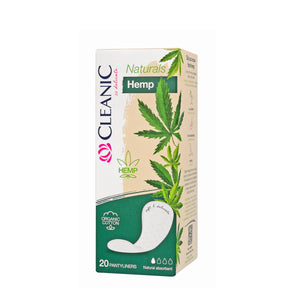 Cleanic Naturals Hemp & Organic Cotton Panty Liners Unfolded - Roxie Cosmetics