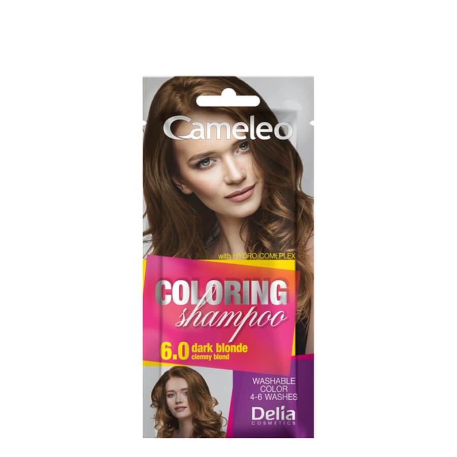 delia cameleo coloring shampoo with hydro complex  6.0