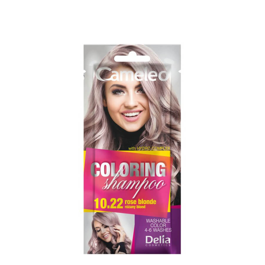 delia cameleo coloring shampoo with hydro complex 10.22