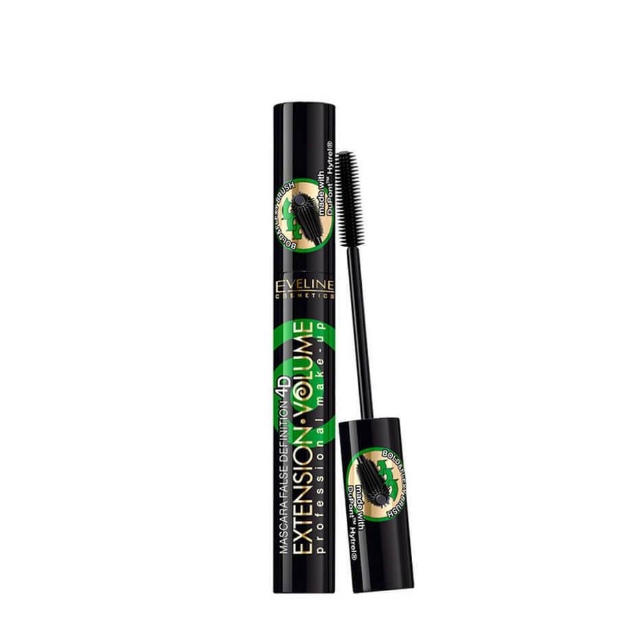 eveline cosmetics lenghtening and curling black mascara extension volume