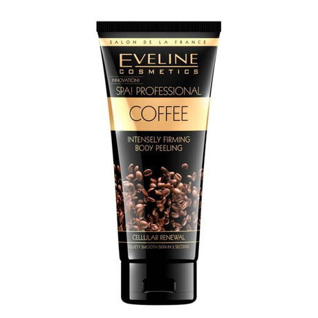 eveline cosmetics firming body scrub peeling coffee