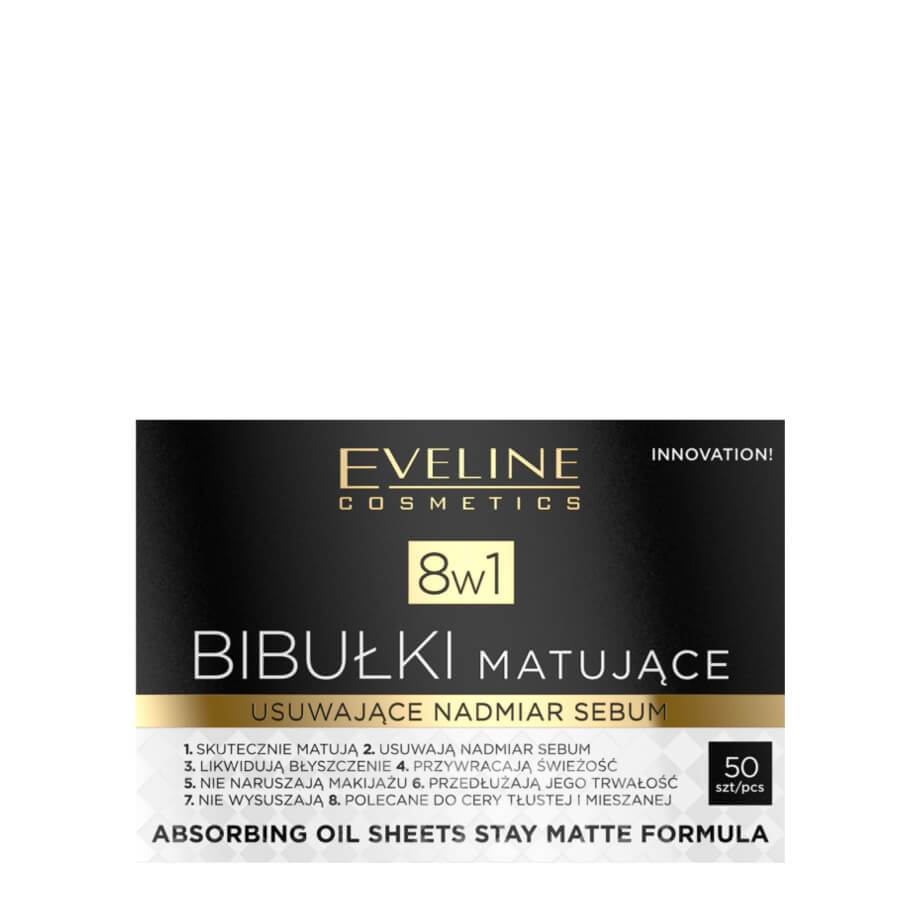eveline 8in1 absorbing oil sheets stay matte 50pcs