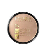eveline anti shine pressed powder golden beige