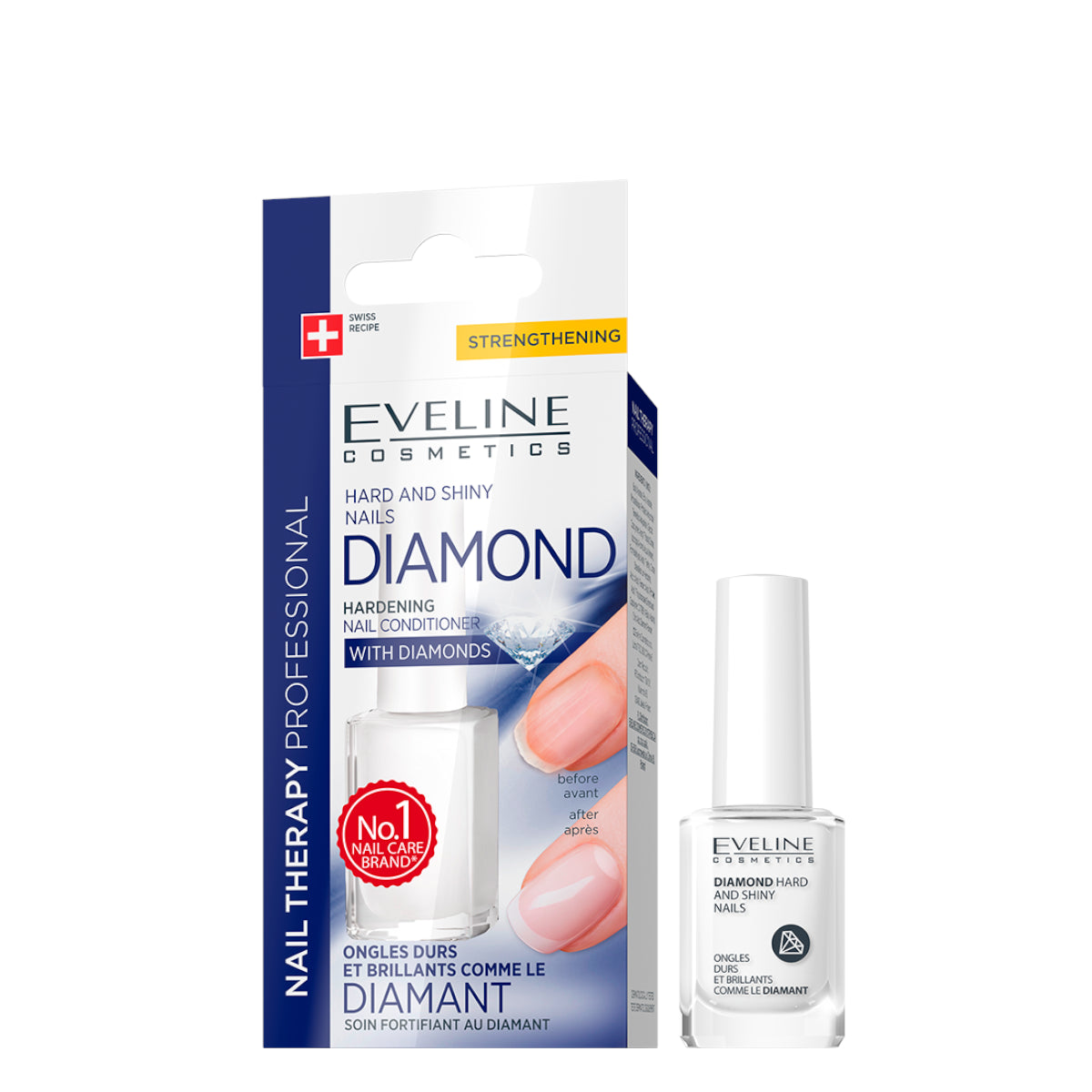 Eveline Diamond Hard & Shiny Nail Conditioner - Roxie Cosmetics