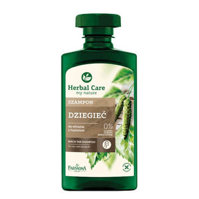 farmona herbal care hair shampoo birch tar for dandruff hair 330ml