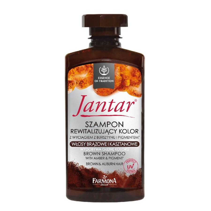 farmona jantar revitalizing shampoo for brown and auburn hair 330ml