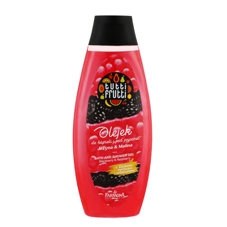 Farmona Tutti Frutti Bath & Shower Gel Blackberry & Raspberry - Roxie Cosmetics