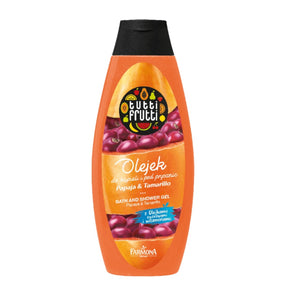 Farmona Tutti Frutti Bath & Shower Gel Papaya & Tamarillo - Roxie Cosmetics