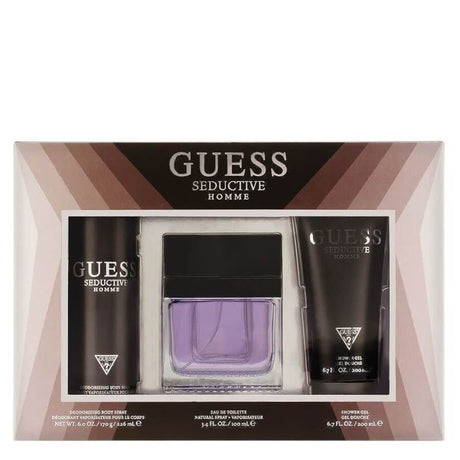Guess Seductive Homme Gift Set EDT 100ml + Shower Gel & Deo Spray
