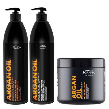 Joanna Professional Argan Oil Regenerating Hair Care Bundle - Roxie Cosmetics