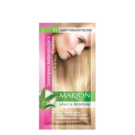 marion colouring hair shampoo 51 light pearl blonde