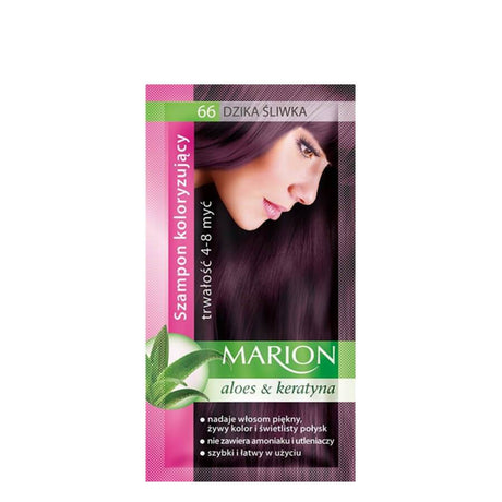marion colouring hair shampoo 66 wild plum