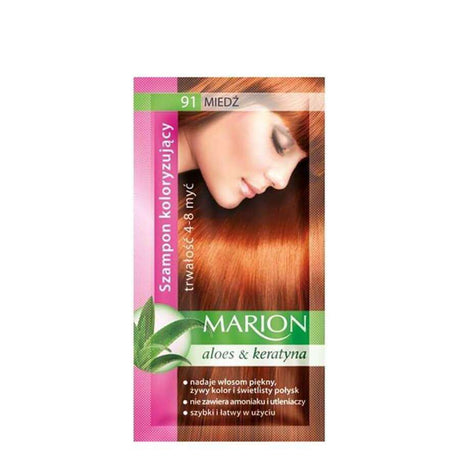 marion colouring hair shampoo 91 light cooper