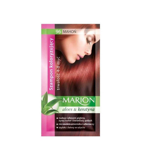 marion colouring hair shampoo 96 mahogany