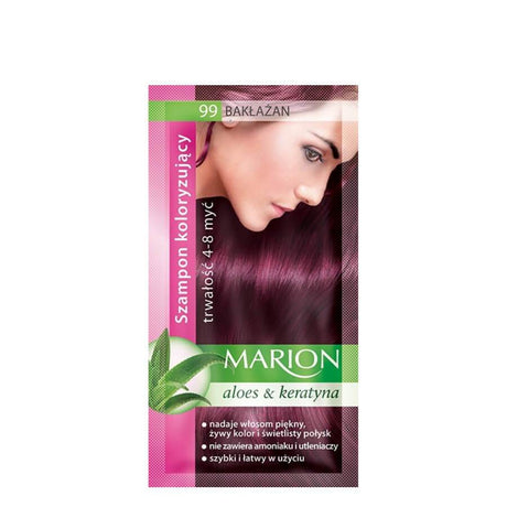 marion colouring hair shampoo 99 aubergine
