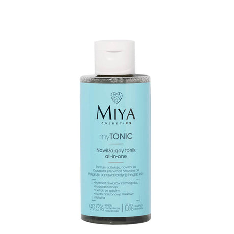 miya cosmetics moisturizing face toner mytonic 150ml vegan