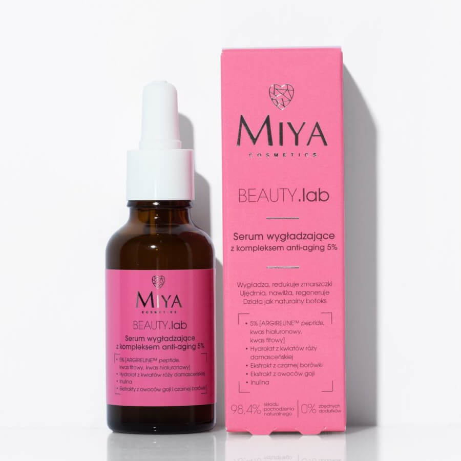 miya cosmetics beautylab anti aging face serum 30ml vegan