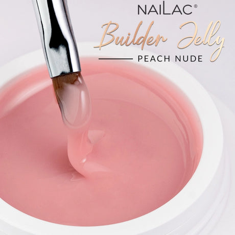 Nailac Jelly Nail Builder UV/LED Peach Nude close