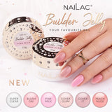 Nailac Jelly Nail Builder UV/LED Peach Nude swatch