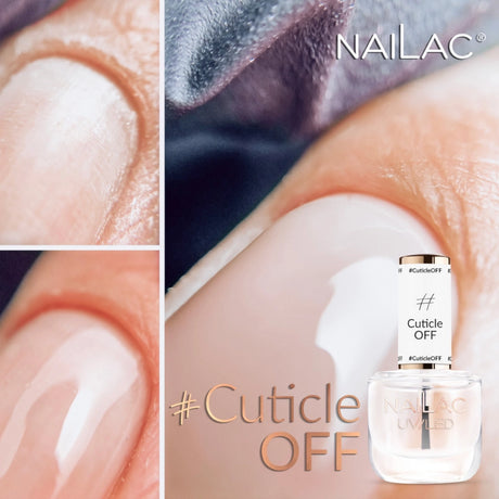 NaiLac Cuticle OFF Softener & Moisturiser on nails