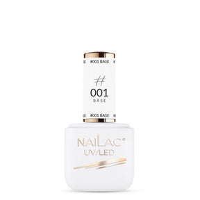 NaiLac Hybrid UV/LED Base Coat 001