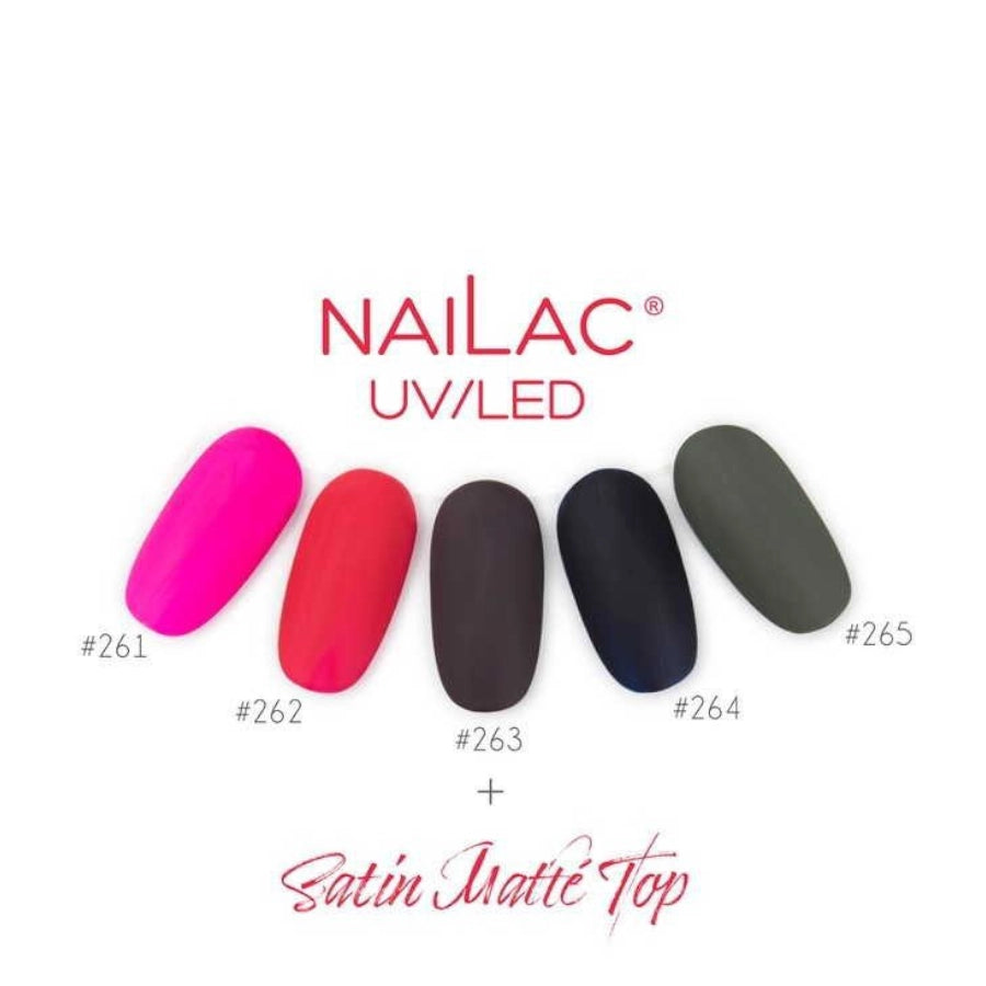 NaiLac Hybrid UV/LED Top Satin Matté 004 no wipe