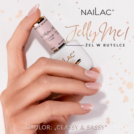 Nailac Jelly Me! UV/LED Gel Nail Polish Classy & Sassy on the nails