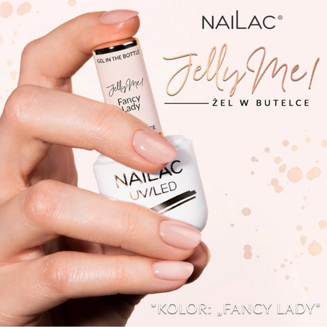 Nailac Jelly Me! UV/LED Gel Nail Polish Fancy Lady on the nails