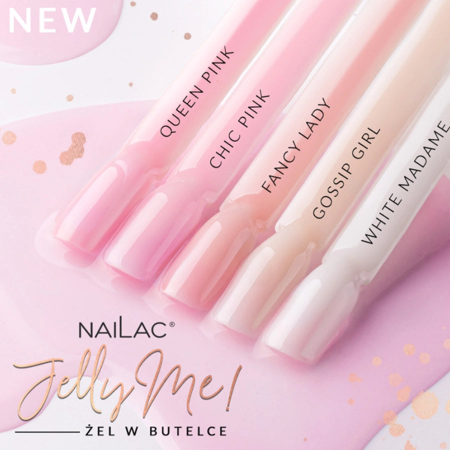 Nailac Jelly Me! UV/LED Gel Nail Polish Chic Pink new shades